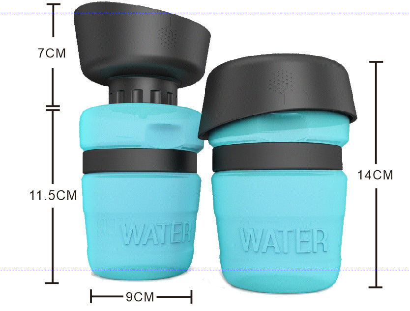 New Improved Creative Pet Water Bottle Sports Squeeze Travel Cup Foldable Portable Dog Water Bottle for Walking