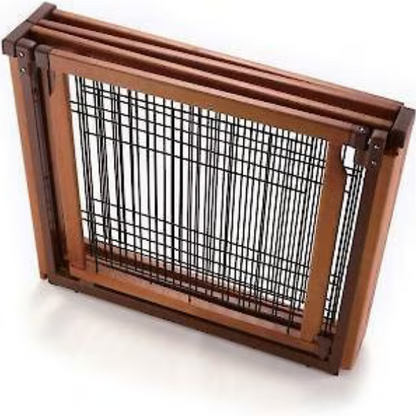 Richell Convertible Elite 6 Panel Pet Gate - Autumn Matte