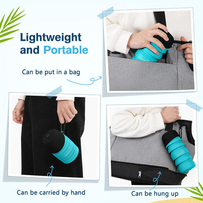 New Improved Creative Pet Water Bottle Sports Squeeze Travel Cup Foldable Portable Dog Water Bottle for Walking