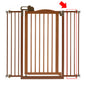 Tall One-Touch Gate II Extension in Brown