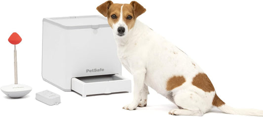 PetSafe Teach & Treat Remote Reward Trainer - Reinforce Good Manners, Dispense Treats from 30 Yards Away, Portable Training System for Dogs