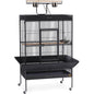Select Wrought Iron Play Top Parrot Cage - Coco Brown