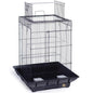 Clean Life Play Top Bird Cage - Green & White