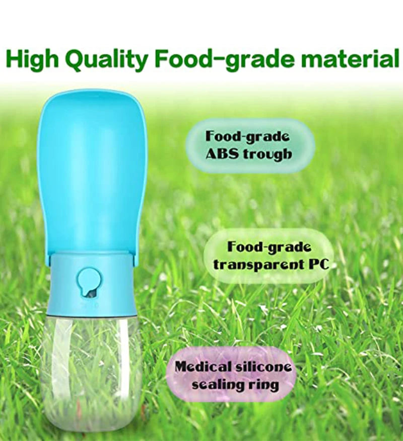 Original Design 300 Ml Portable Pet Dog Water Bottle for Walking Feeder for Dogs Folded Bottle Water Dispenser