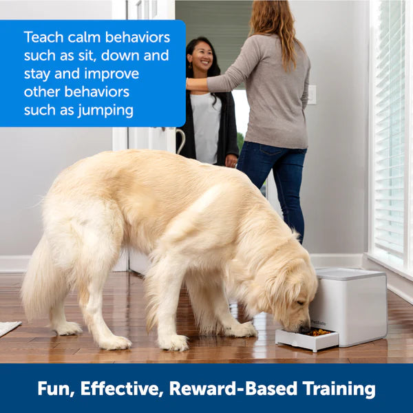 PetSafe Teach & Treat Remote Reward Trainer - Reinforce Good Manners, Dispense Treats from 30 Yards Away, Portable Training System for Dogs