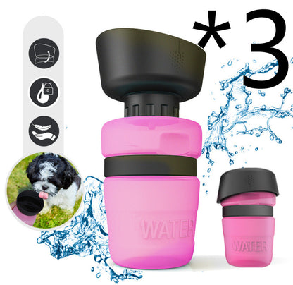 New Improved Creative Pet Water Bottle Sports Squeeze Travel Cup Foldable Portable Dog Water Bottle for Walking