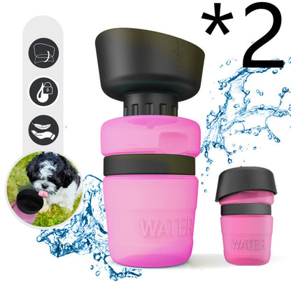 New Improved Creative Pet Water Bottle Sports Squeeze Travel Cup Foldable Portable Dog Water Bottle for Walking