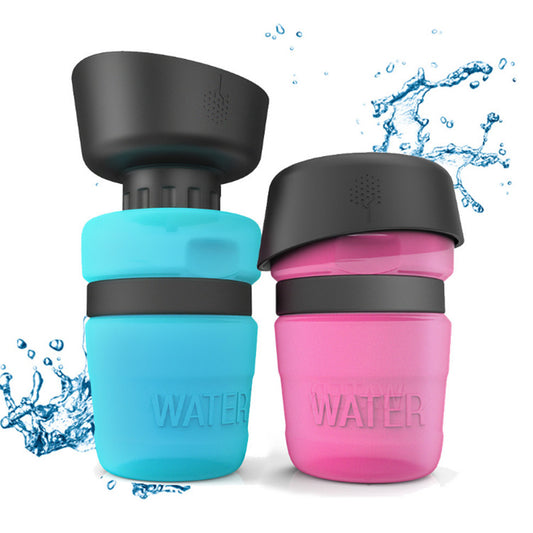 New Improved Creative Pet Water Bottle Sports Squeeze Travel Cup Foldable Portable Dog Water Bottle for Walking